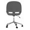 Martha Stewart Tyla Upholstered Office Chair in Gray/Polished Nickel CH-220921-5-GY-MS - alternate 3